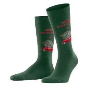 Burlington Strumpor X-mas Car Sock Mörkgrön Strl 40/46 Herr