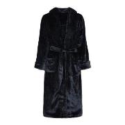 Decoy Long Terry Robe With Hood Svart polyester Medium Dam