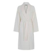 Decoy Long Terry Robe With Hood Svart polyester XX-Large Dam