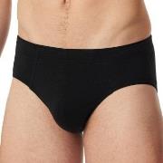 Schiesser Kalsonger Premium Cotton Mini Brief Svart bomull Large Herr