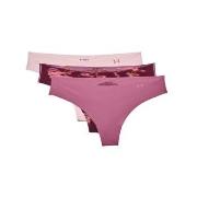 Under Armour Trosor 6P Pure Stretch Thong Rosa Mönstrad X-Small Dam