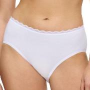 Triumph Trosor Feel Of Cotton Midi Brief Vit bomull 46 Dam