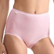 Sloggi Trosor 4P Basic Plus Maxi Panty Rosa/Blå bomull 48 Dam