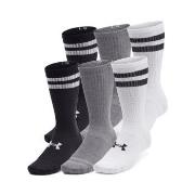 Under Armour Strumpor 6P Essential Crew Socks Flerfärgad polyester X-L...