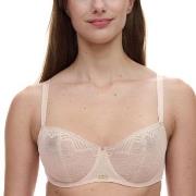 Chantelle BH Origins Lace Unlined Demi Bra Beige nylon E 75 Dam