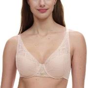 Chantelle BH Origins Lace Lightweight Plunge Bra Beige nylon F 70 Dam