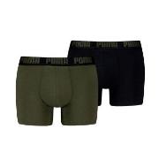 Puma Kalsonger 2P Men Everyday Basic Boxer Militärgrön bomull Small He...