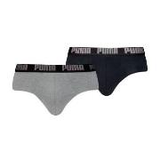 Puma Kalsonger 2P Men Everyday Brief Svart/Grå bomull Medium Herr