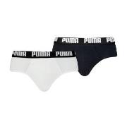 Puma Kalsonger 2P Men Everyday Brief Vit/Svart bomull Large Herr