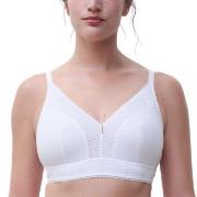 Chantelle BH EasyFeel Wirefree Support Bra Vit nylon G 85 Dam