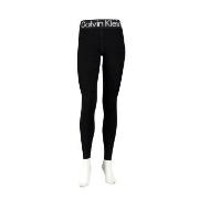 Calvin Klein Logo Waistband Legging Svart Small Dam