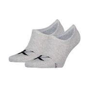 Calvin Klein Strumpor 2P Monogram High Cut Footie Socks Grå Strl 43/46...