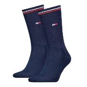 Tommy Uni TJ Iconic Crew Socks Strumpor 2P Marin Strl 35/38