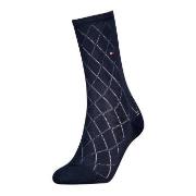 Tommy Hlfiger Women Premium Argyle Socks Strumpor Marin Strl 39/42 Dam