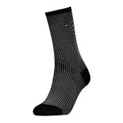 Tommy Hlfiger Women Premium Stripe Socks Strumpor Svart Strl 35/38 Dam