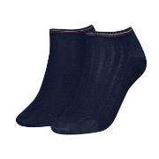 Tommy Hilfiger Strumpor 2P Women Shine Sneaker Socks Marin Strl 39/42 ...