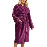 Damella Unisex Torekov Robe Plommon bomull Large Dam