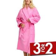 Damella Unisex Torekov Robe Rosa Mönstrad bomull X-Large Dam