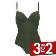 Damella Miranda Swimsuit Mörkgrön D/E 44 Dam