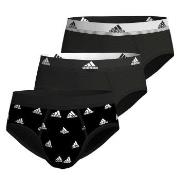 adidas Kalsonger 3P Active Flex Cotton Brief CL1 Svart/Vit bomull XX-L...