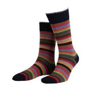 Amanda Christensen Strumpor True Block Stripe Ankle Sock Röd/svart Str...