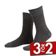 Amanda Christensen Strumpor True Stripe Ankle Sock Grå Strl 43/46