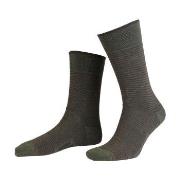 Amanda Christensen Strumpor True Stripe Ankle Sock Oliv Strl 47/50