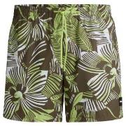 BOSS Badbyxor Piranha Swim Shorts Grön Mönstrad polyester Medium Herr