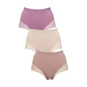 Missya Trosor 3P Seamless Lace Maxi Rosa/Beige X-Large Dam