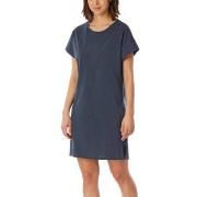 Schiesser Casual Nightwear Short Sleepshirt Mörkgrå bomull 42 Dam