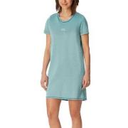 Schiesser Short Sleeve Sleepshirt Ljusgrön bomull 40 Dam