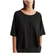 Marc O Polo Lounge Cropped Top Svart bomull X-Small Dam