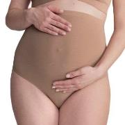Anita Seamless Maternity Briefs Ljusbrun polyamid X-Large Dam