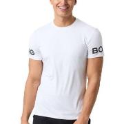 Björn Borg Performance Tee Vit polyester Medium Herr