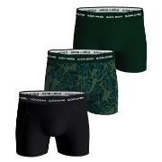 Björn Borg Kalsonger 6P Essential Shorts Svart/Grön bomull XX-Large He...
