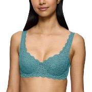 Triumph BH Amourette Wired Bra With Lace Turkos F 90 Dam