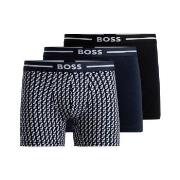 BOSS Kalsonger 6P Bold Design BoxerBr Svart/Blå bomull Large Herr