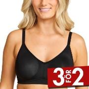 Damella BH Carla Soft Bra Svart polyester F 85 Dam