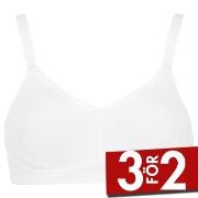 Damella BH Carla Soft Bra Vit polyester C 70 Dam