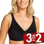 Damella BH Felice Soft Bra Svart bomull B 70 Dam
