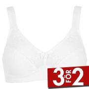 Damella BH Felice Soft Bra Vit bomull D 70 Dam