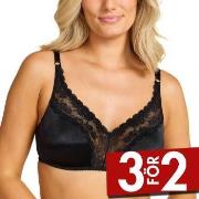 Damella BH Vera Soft Bra Svart polyester F 70 Dam