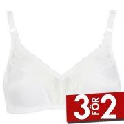 Damella BH Vera Soft Bra Vit polyester B 70 Dam