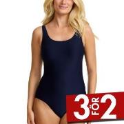 Damella Alice Textured Swimsuit Marin nylon 40 Dam