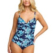 Damella Tara Swimsuit Pattern Blå Mönstrad 42 Dam