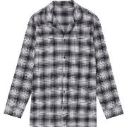 Calvin Klein Flannel Sleep LS Button Down Pyjama Rutig bomull Medium H...