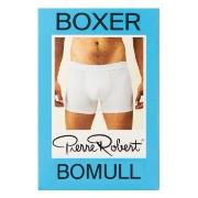 Pierre Robert Kalsonger For Men Cotton Boxer Vit ekologisk bomull Larg...