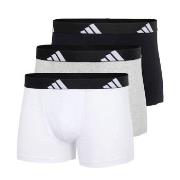 adidas Kalsonger 3P Active Flex Cotton Trunk Vit/Grå bomull X-Large He...