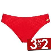 Damella Brigitte Textured Bikini Brief Röd nylon 40 Dam