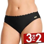 Damella Emily Wavy Bikini Brief Svart 40 Dam